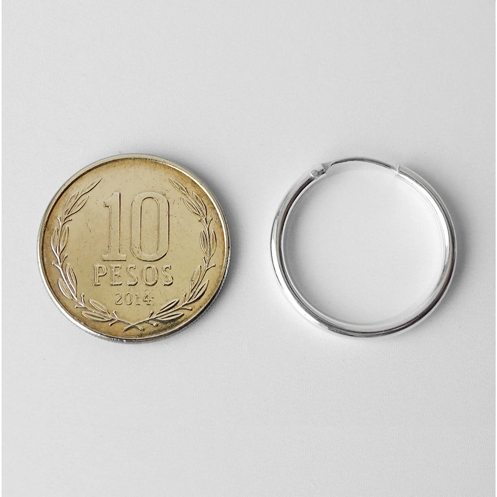 Aros De Plata 925 Argollas 20mm 3