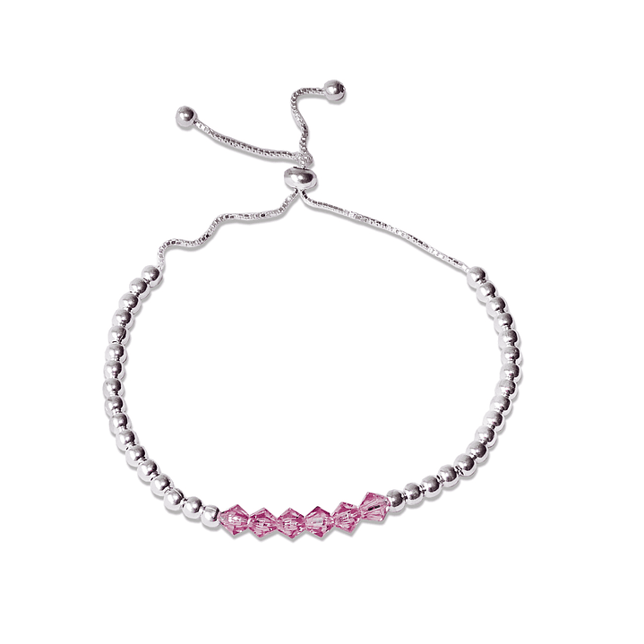 Pulsera Ajustable de Plata 925 con Cristales Swarovski 3
