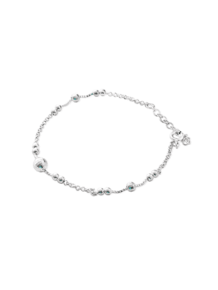 Pulsera De Plata 925 Puntos Plateados