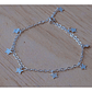 Tobillera De Plata 925 Estrellas - Miniatura 3