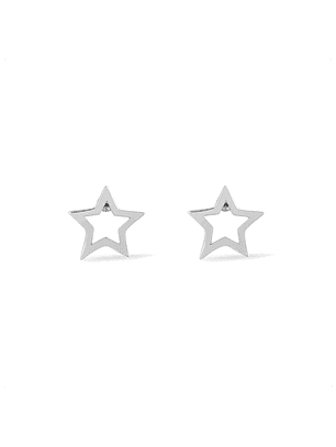 Aritos De Plata 925 Estrellas Abiertas