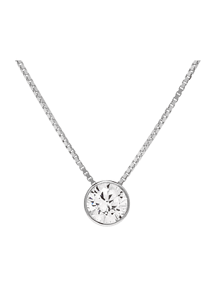 Collar De Plata 925 Punto de Luz