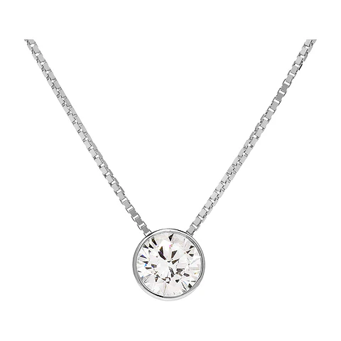 Collar De Plata 925 Punto de Luz