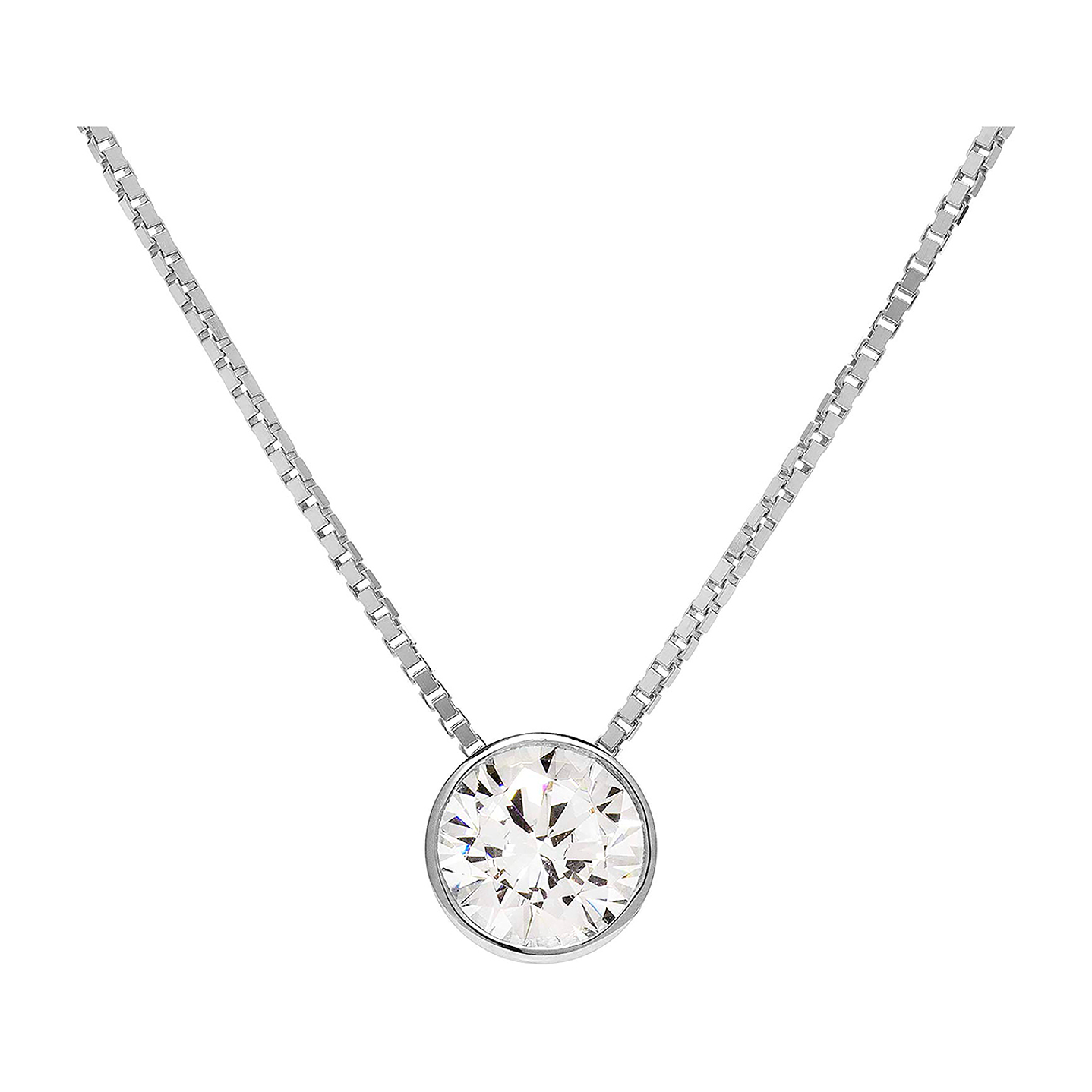 Collar De Plata 925 Punto de Luz 1