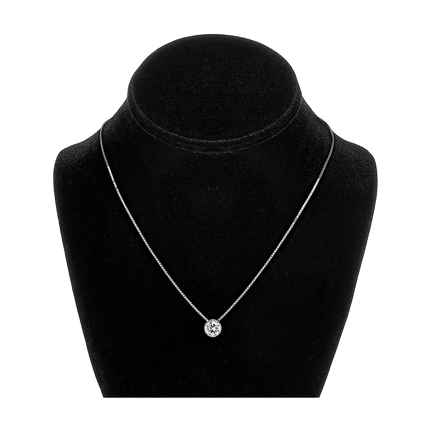 Collar De Plata 925 Punto de Luz 3