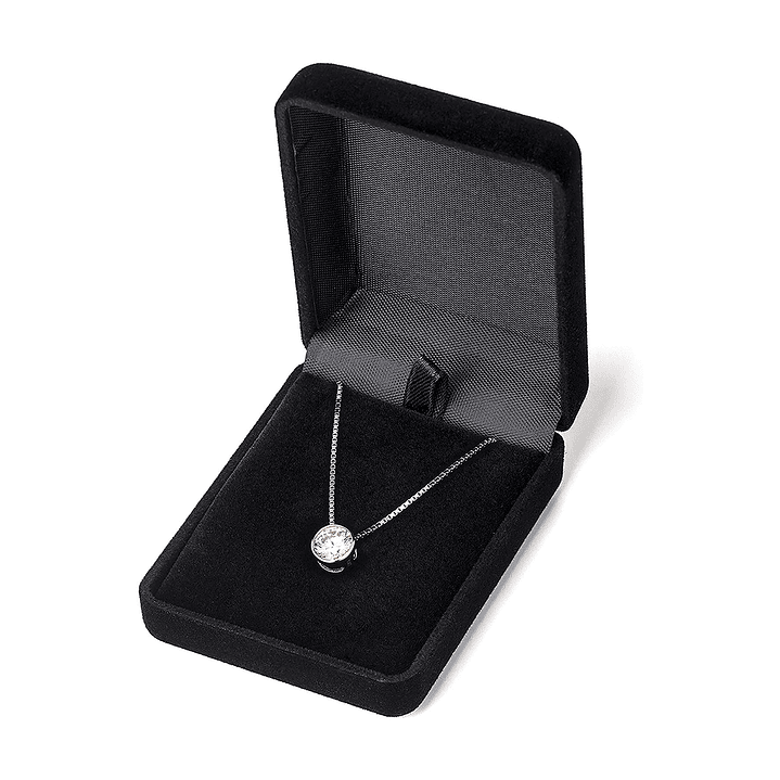 Collar De Plata 925 Punto de Luz 4