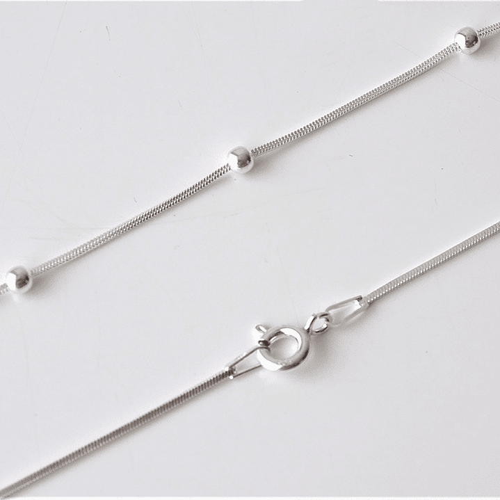 Cadena De Plata 925 Puntos  2