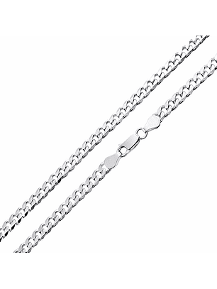 Cadena De Plata 925 Grumet 60cm