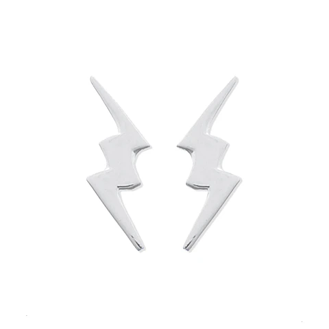 Aritos De Plata 925 Rayo Plateado