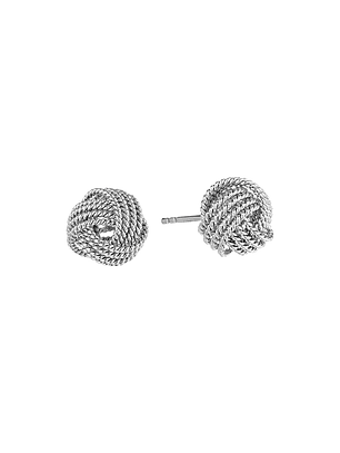 Aritos De Plata 925 Nudo 