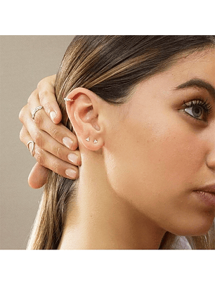 Aritos De Plata 925 Mini Sirios 