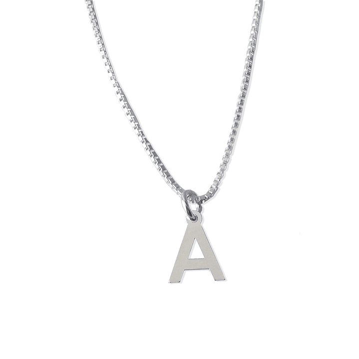 Cadena De Plata 925 Veneciana & Inicial  1