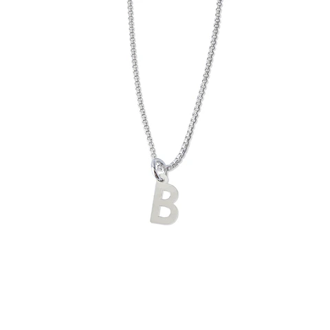 Cadena De Plata 925 Veneciana & Inicial 