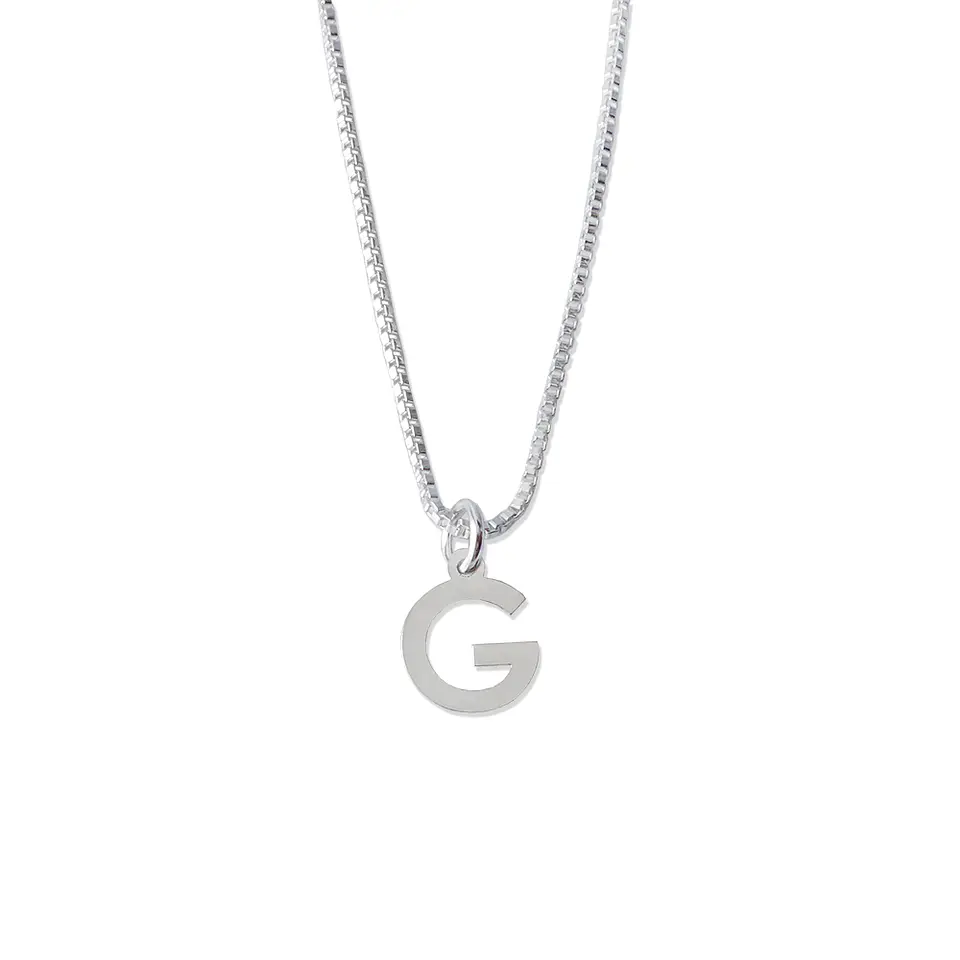 Cadena De Plata 925 Veneciana & Inicial  7