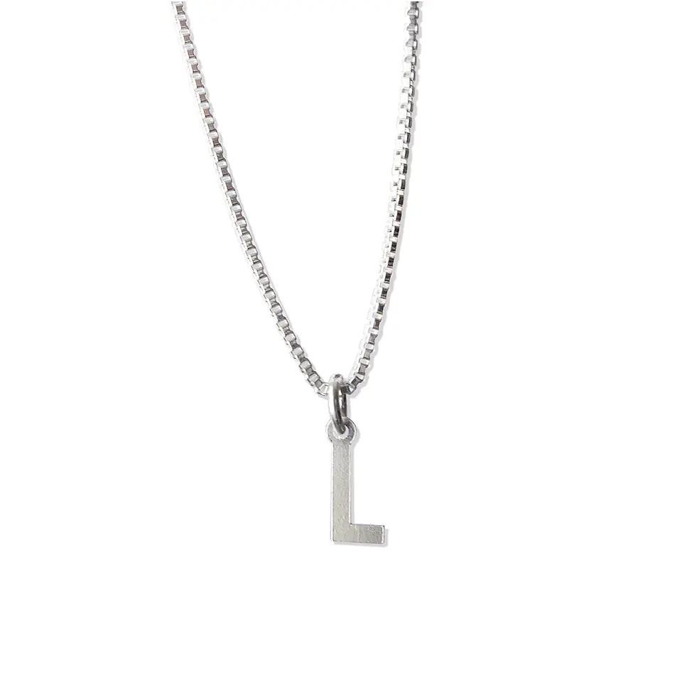 Cadena De Plata 925 Veneciana & Inicial  11