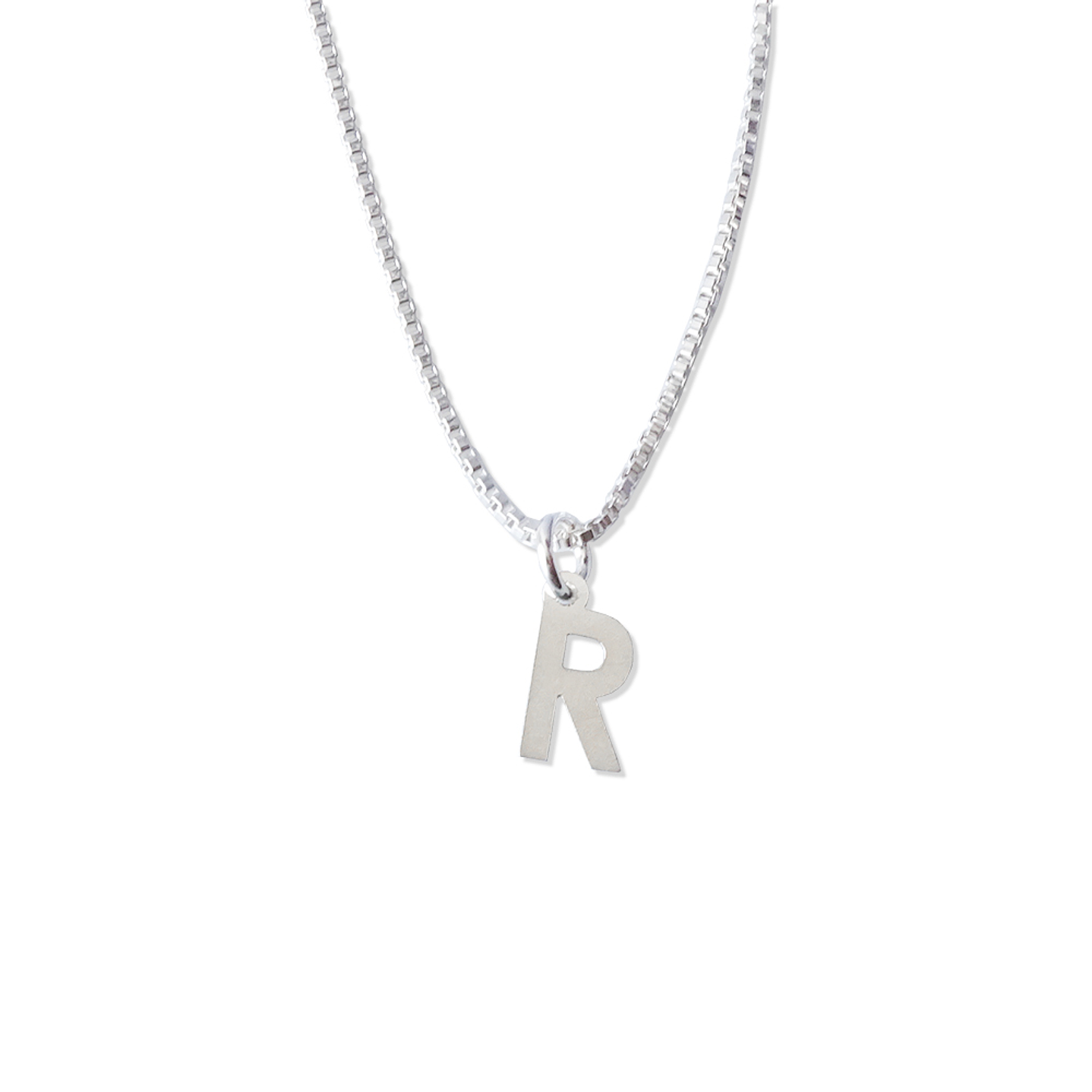 Cadena De Plata 925 Veneciana & Inicial  16