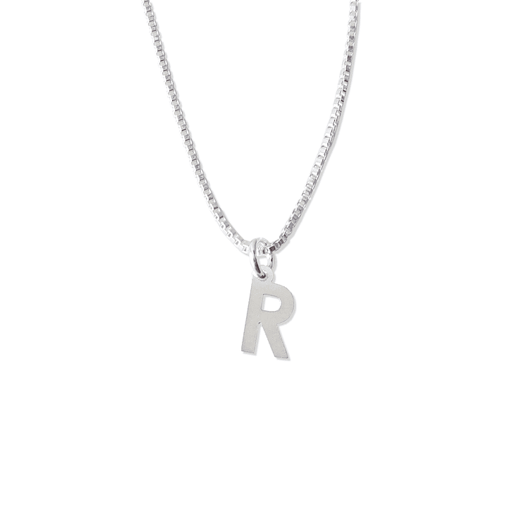 Cadena De Plata 925 Veneciana & Inicial  16