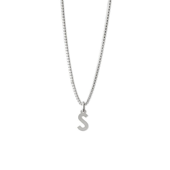 Cadena De Plata 925 Veneciana & Inicial  17