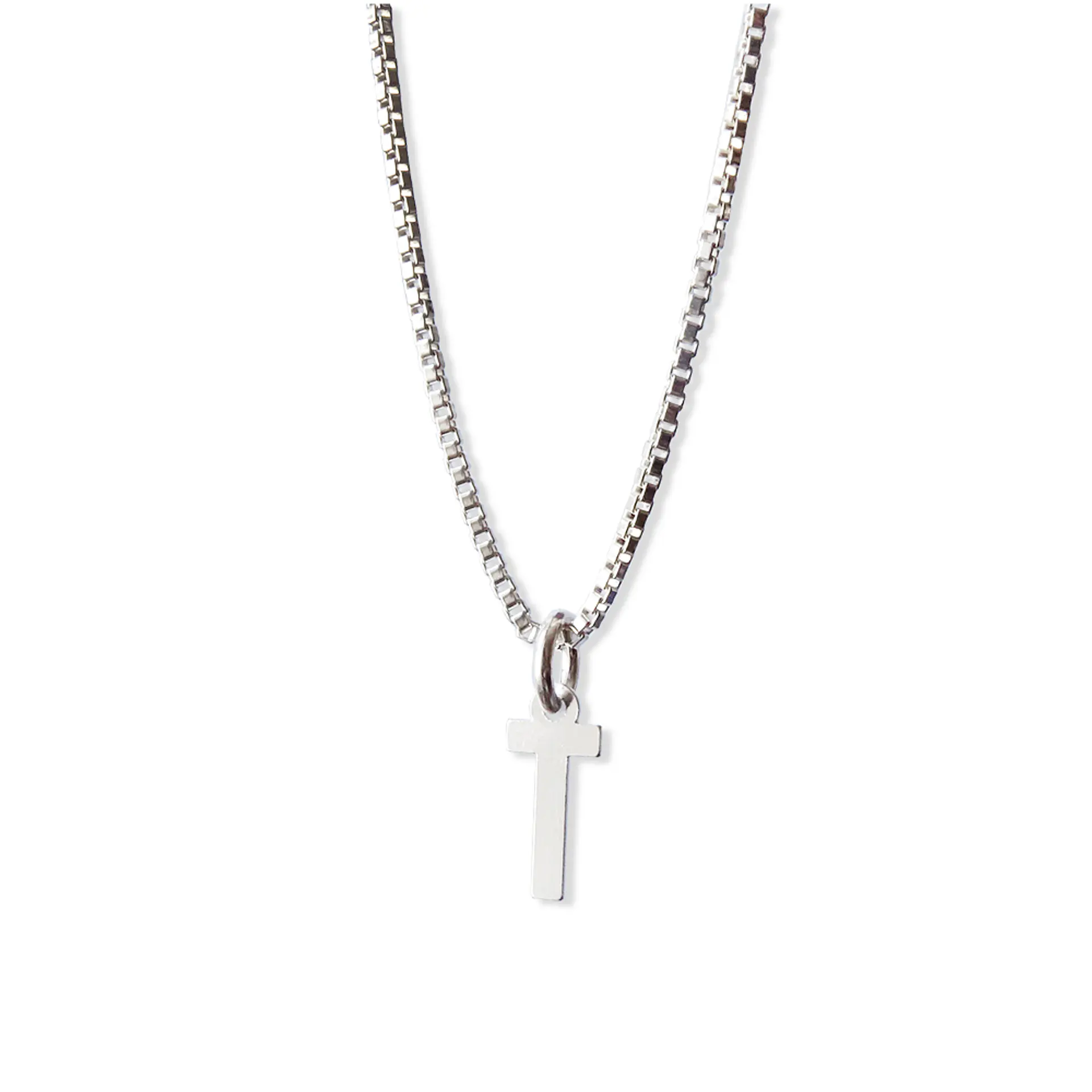 Cadena De Plata 925 Veneciana & Inicial  18