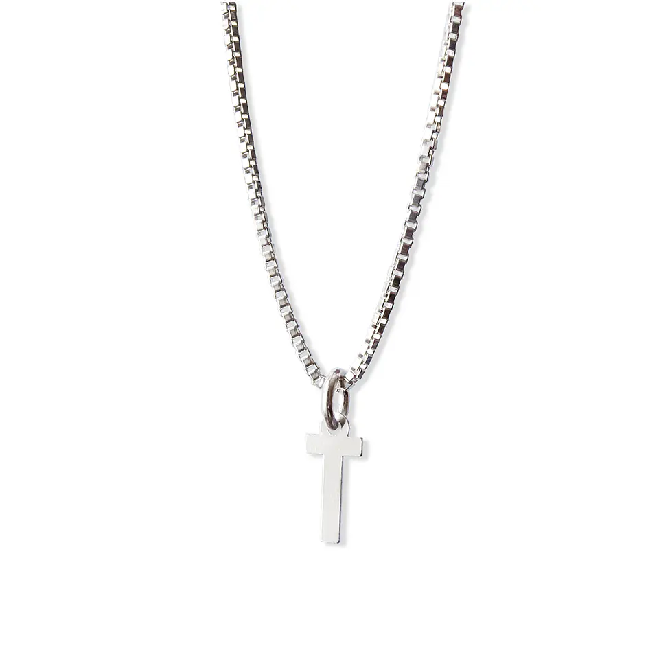 Cadena De Plata 925 Veneciana & Inicial  18