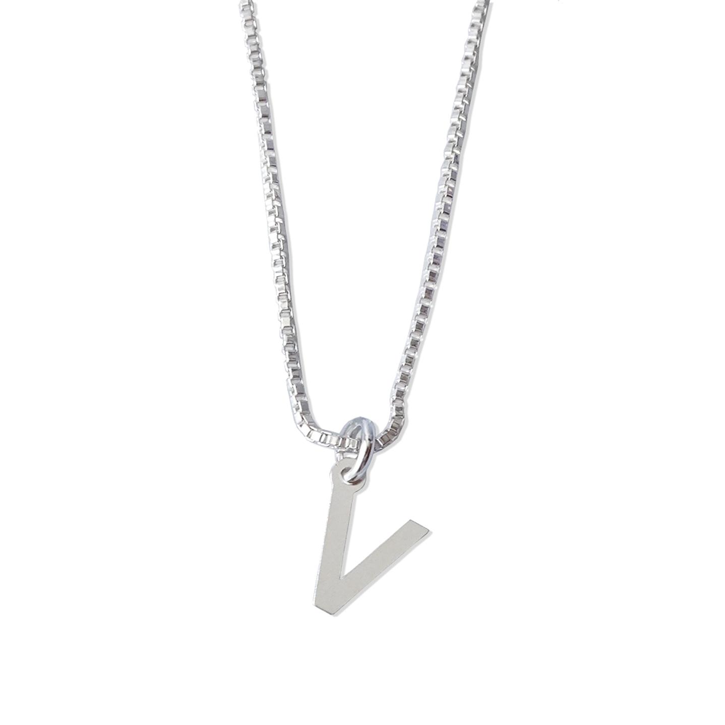 Cadena De Plata 925 Veneciana & Inicial  19