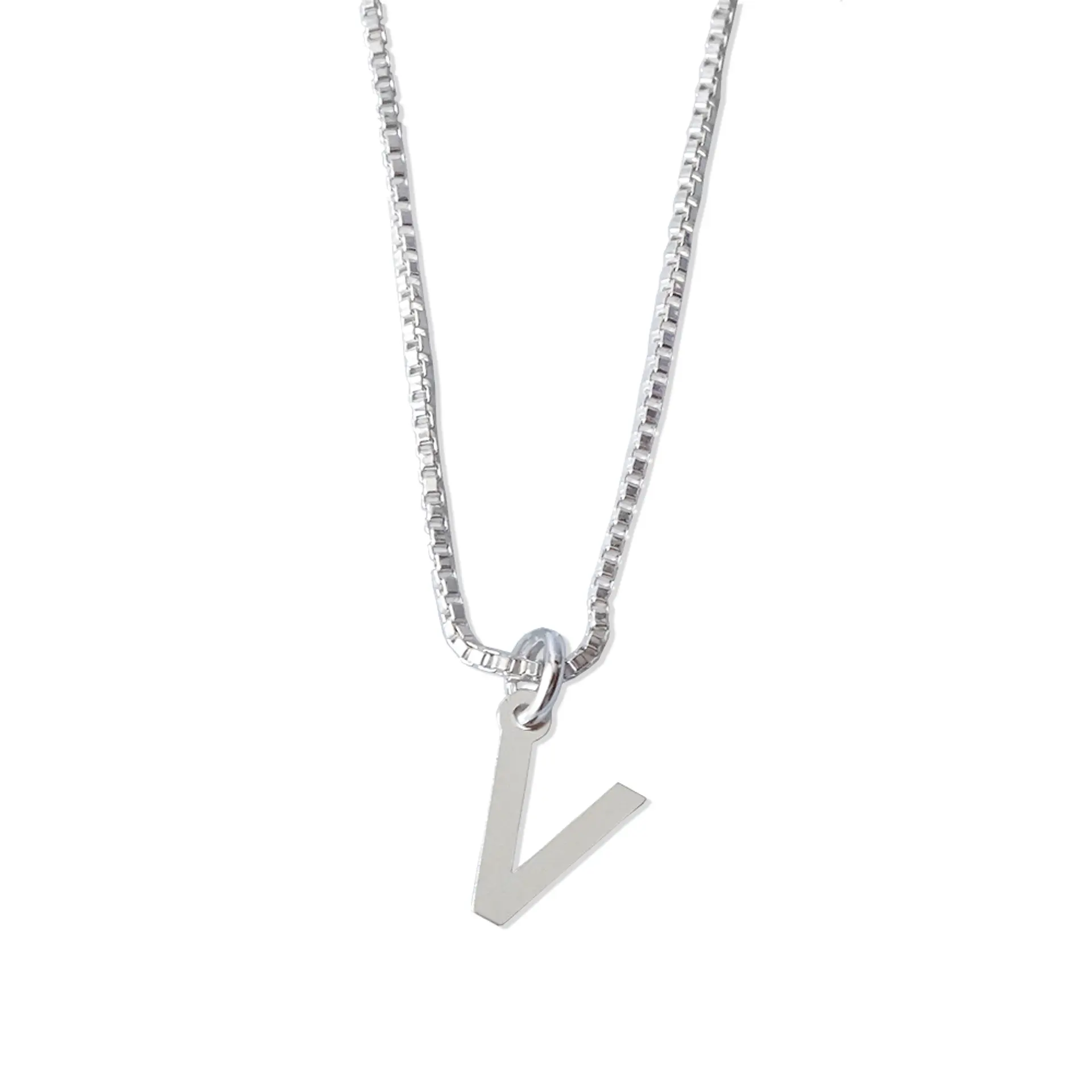 Cadena De Plata 925 Veneciana & Inicial  19