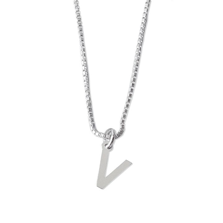 Cadena De Plata 925 Veneciana & Inicial  19