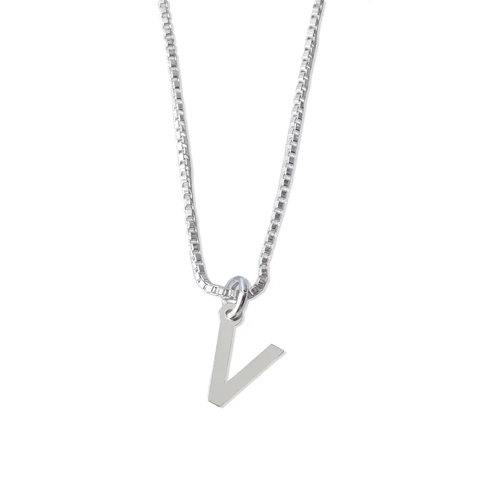 Cadena De Plata 925 Veneciana & Inicial  19