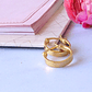 Aros De Plata Con Baño De Oro Argollas Clásicos 15mm - Miniatura 2
