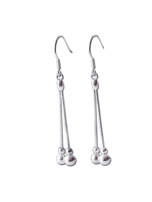 Aros De Plata 925 Pendulos