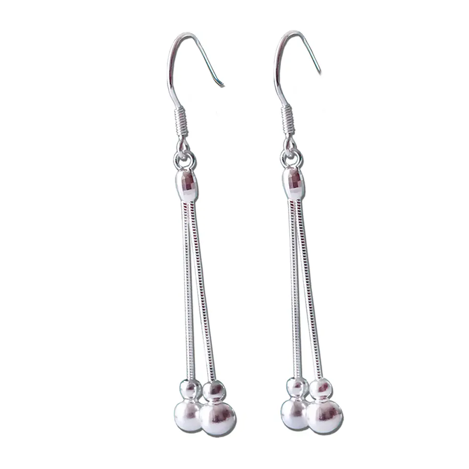Aros De Plata 925 Pendulos 1