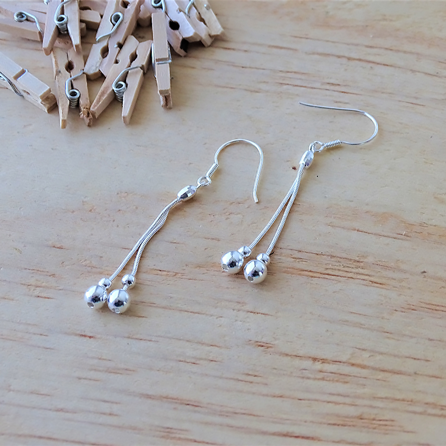 Aros De Plata 925 Pendulos 3