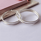 Aros De Plata 925 Argollas Mayu 27mm - Miniatura 3
