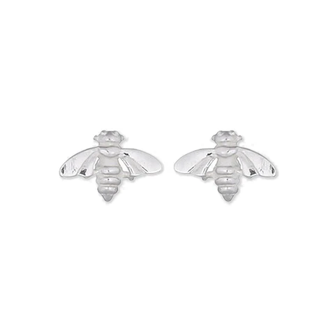 Aritos De Plata 925 Abejita