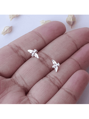 Aritos De Plata 925 Abejita