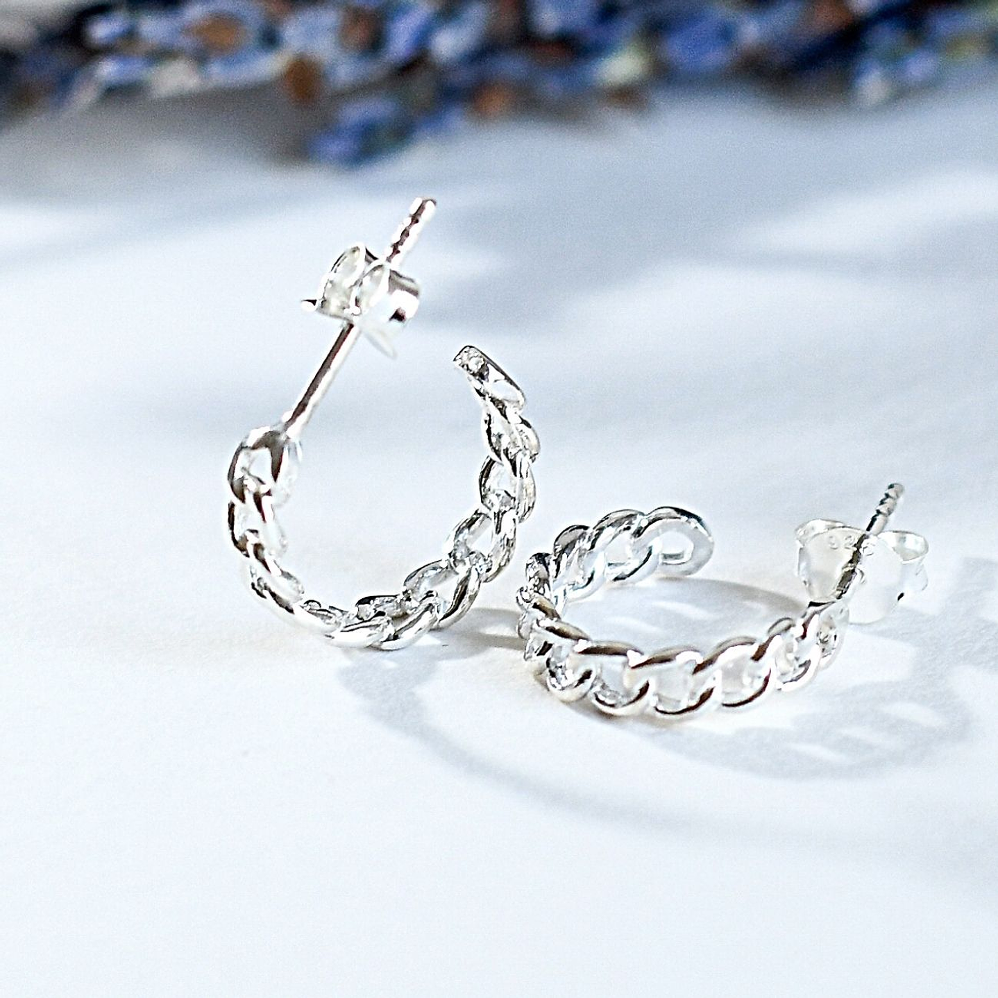 Aros De Plata 925 Argollas Rolo 2