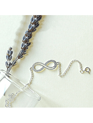 Pulsera De Plata 925 Infinito