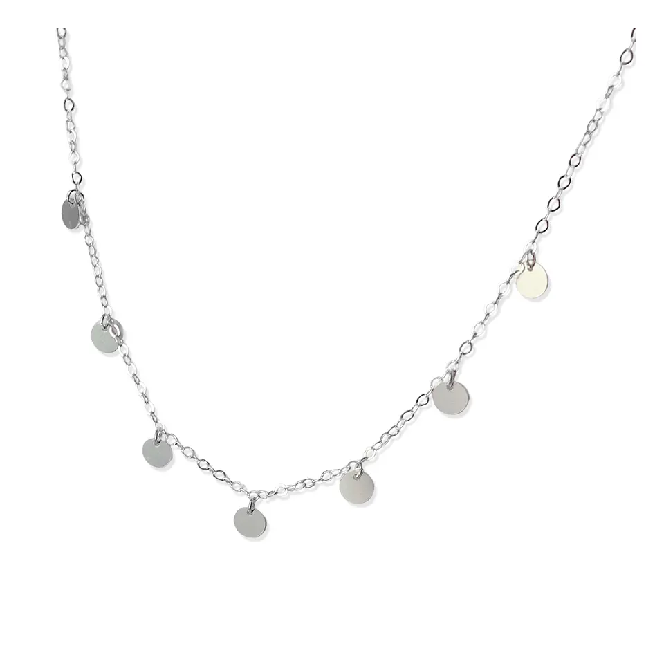 Collar De Plata 925 Mini Medallas  1