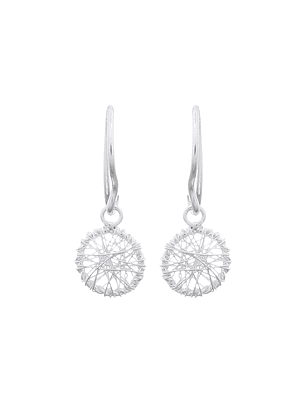 Aritos De Plata 925 Mini Alambrismo