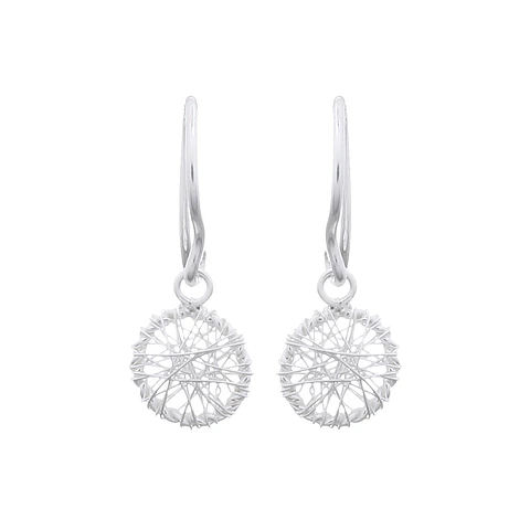 Aritos De Plata 925 Mini Alambrismo
