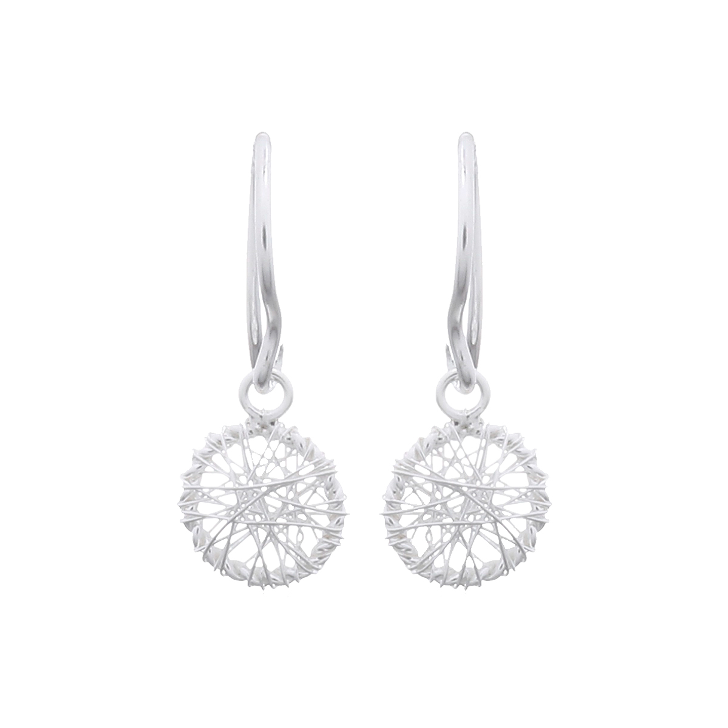 Aritos De Plata 925 Mini Alambrismo 1