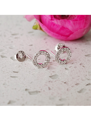 Aritos de Plata Circulos Circones 