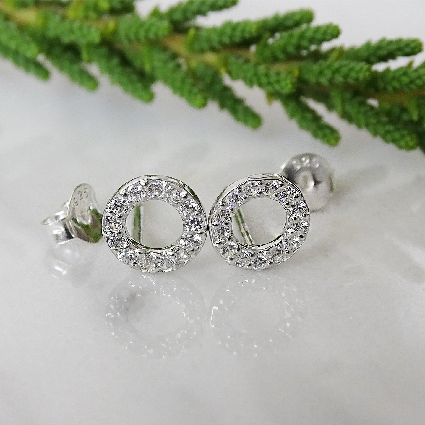 Aritos de Plata Circulos Circones  3