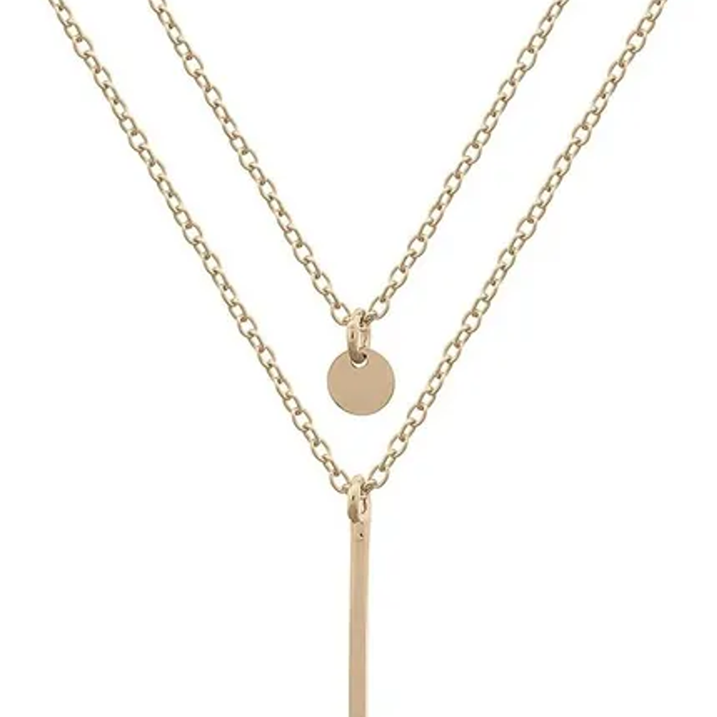 Cadena De Plata Con Baño De Oro Doble Capa 1