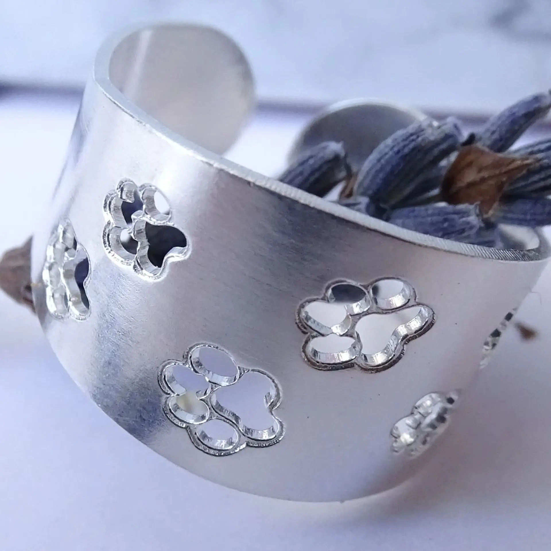 Anillo Ajustable Plata 925 · Huellas Dog Lover 3