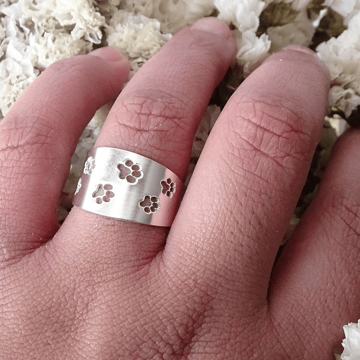 Anillo Ajustable Plata 925 Doglover 4
