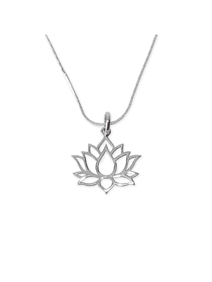 Cadena De Plata 925 Cobra & Flor De Loto