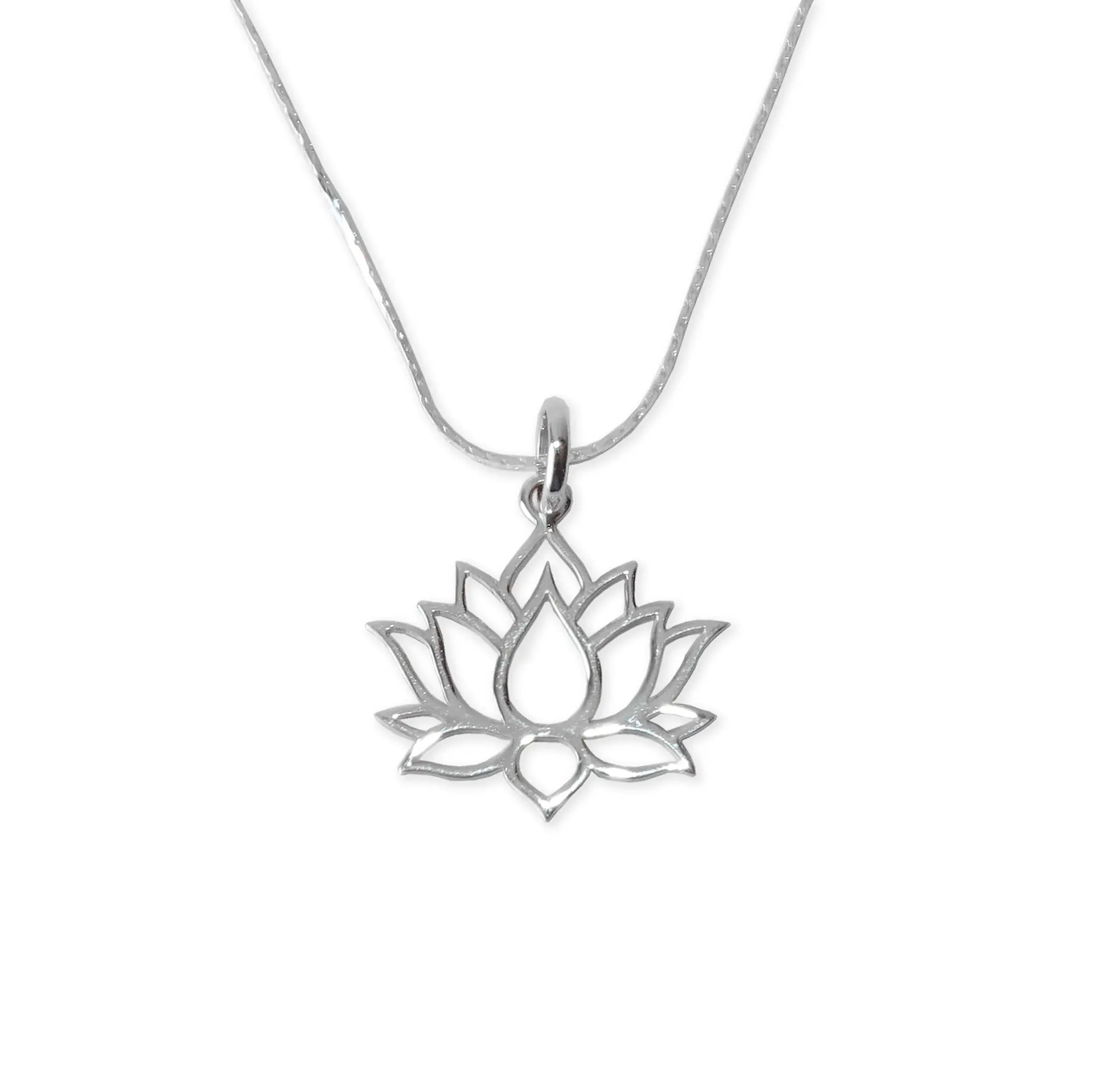 Cadena De Plata 925 Cobra & Flor De Loto 1