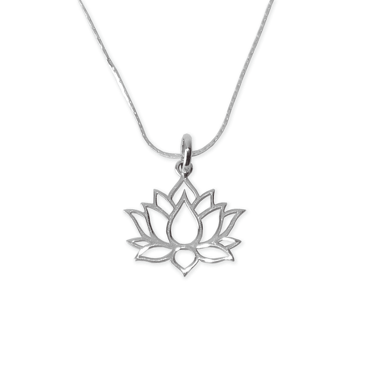 Cadena De Plata 925 Cobra & Flor De Loto 1