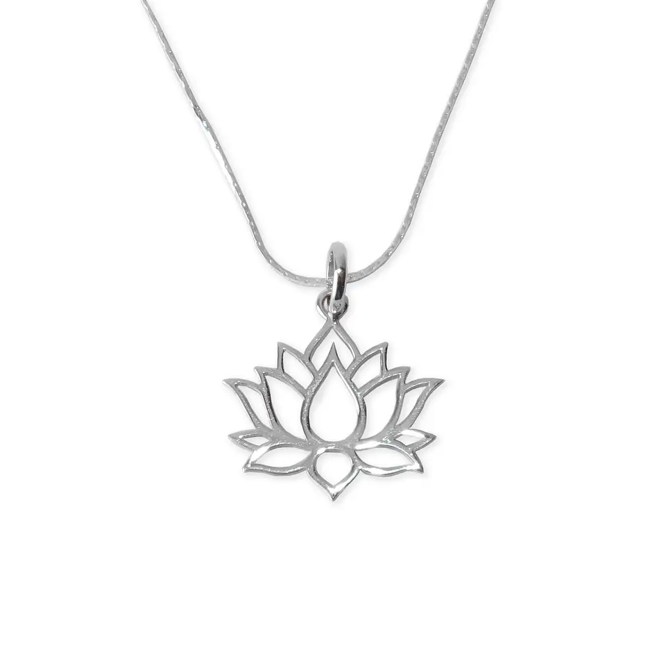 Cadena De Plata 925 Cobra & Flor De Loto 1